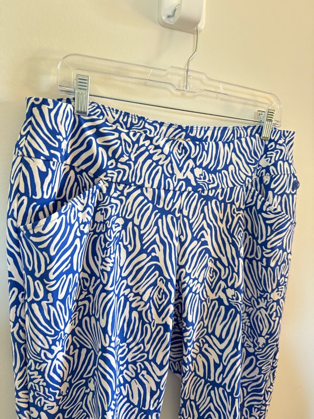 Lilly Pulitzer •‎ Luxletic Corso Pant Upf 50+ Martinique Blue Zee Bebe Golf 14 - Picture 6 of 9